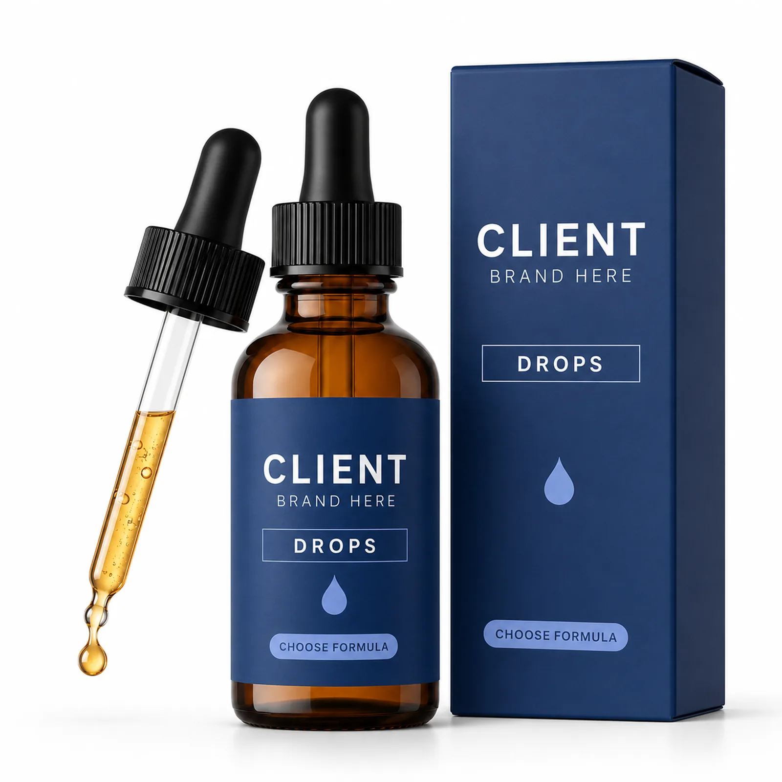 Liquid drops — dropper-format actives for daily-use and premium positioning. — DAT Supply manufacturing