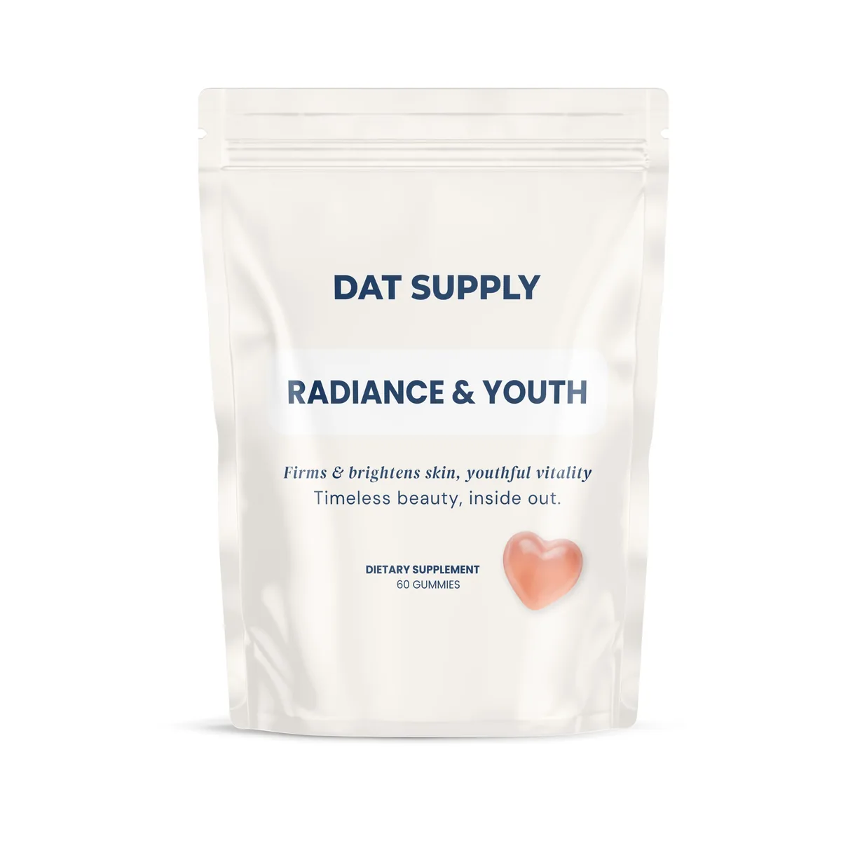 Radiance & Youth Gummies — doypack packaging