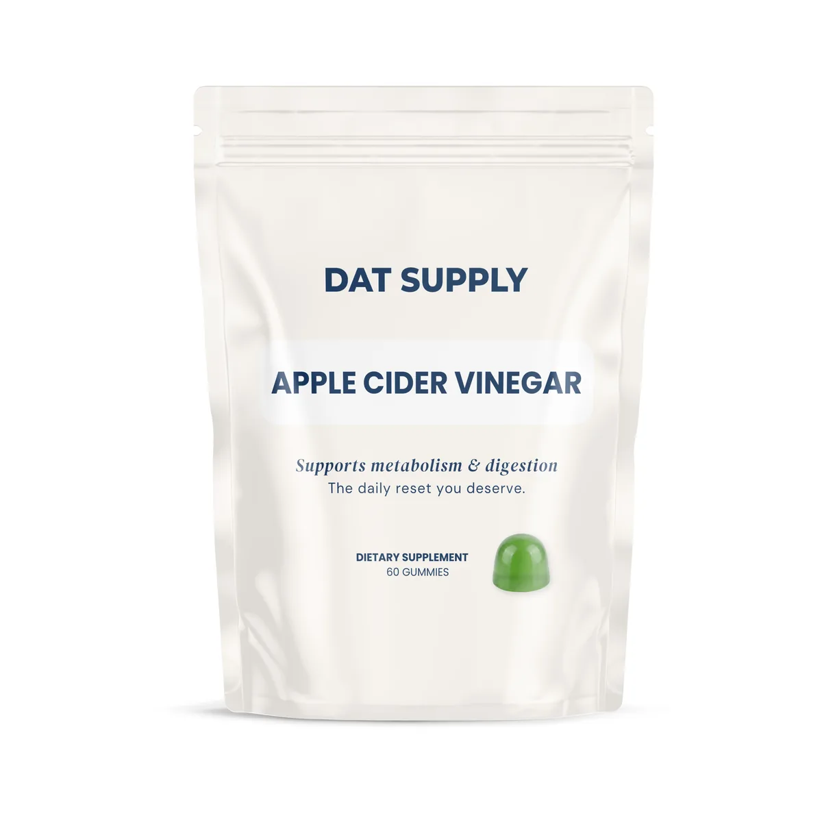 Apple Cider Vinegar Gummies — doypack packaging
