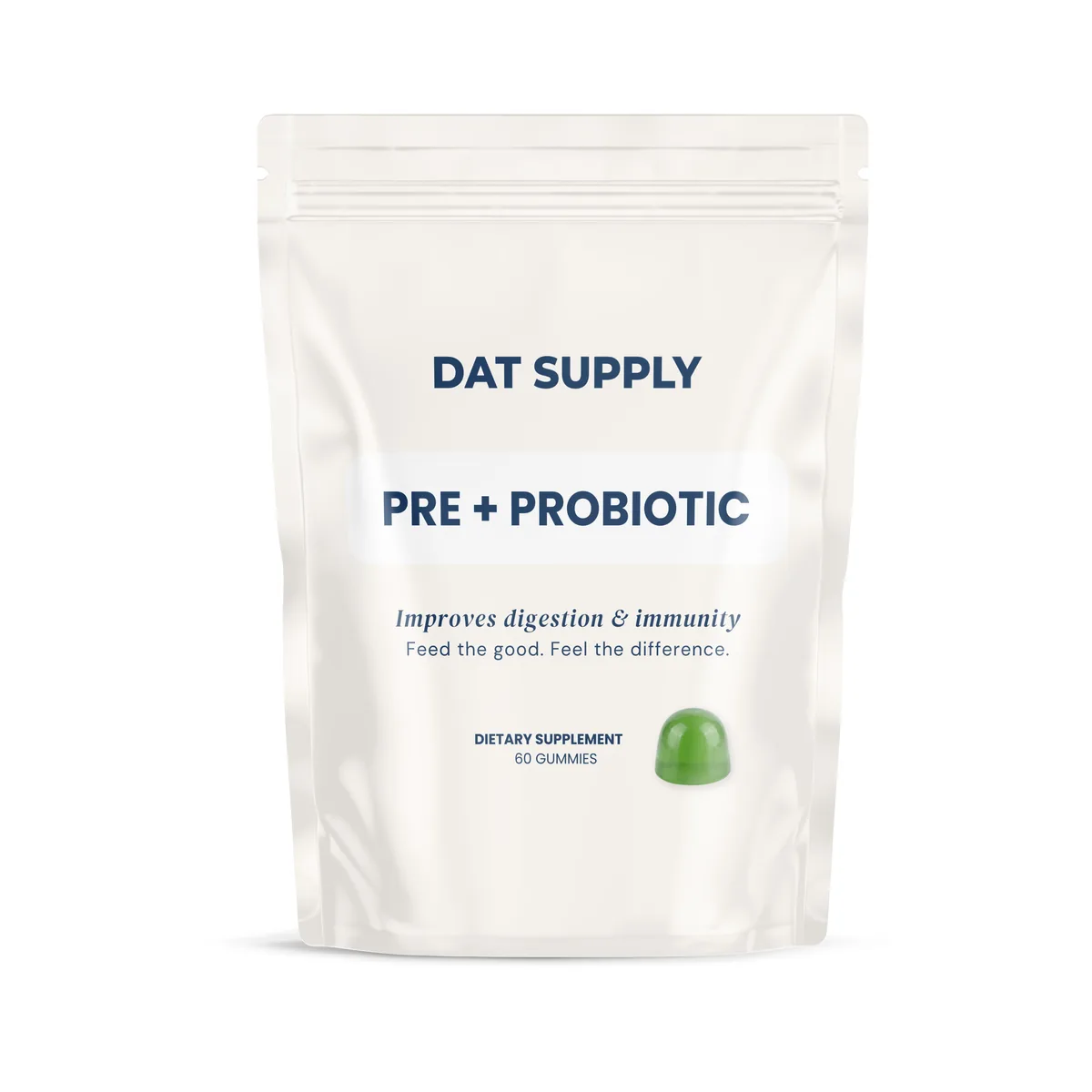 Pre + Probiotic Gummies — doypack packaging