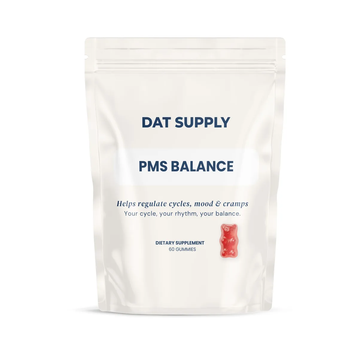 PMS Balance Gummies — doypack packaging