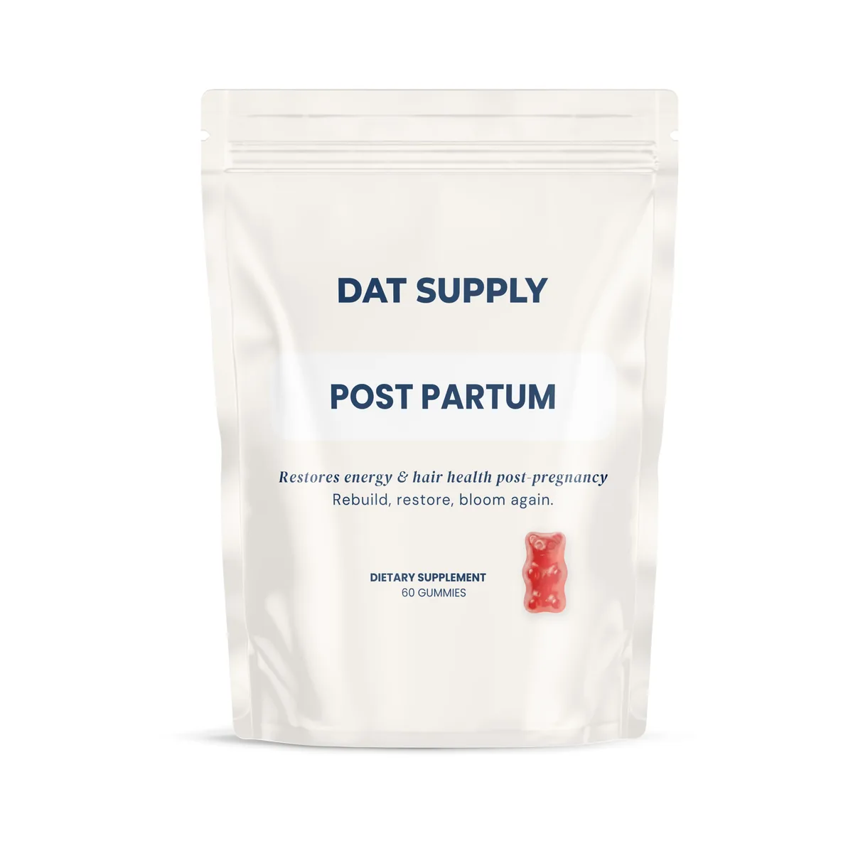 Post Partum Gummies — doypack packaging