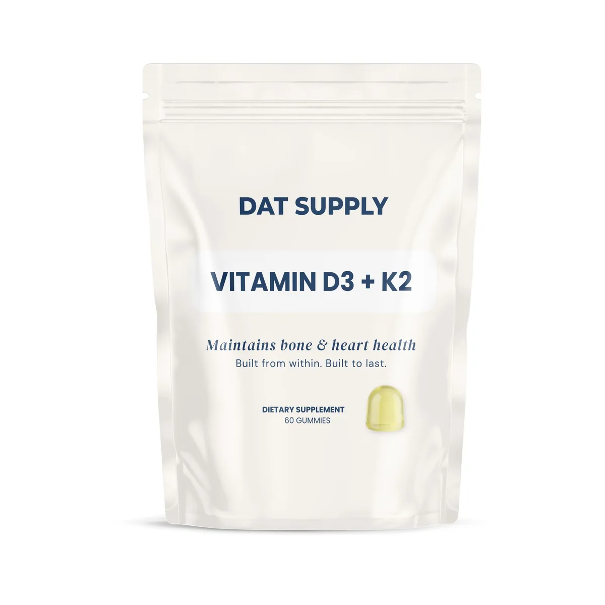 Vitamin D3 + K2 Gummies — doypack packaging