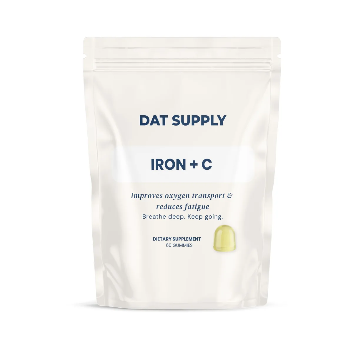Iron + C Gummies — doypack packaging