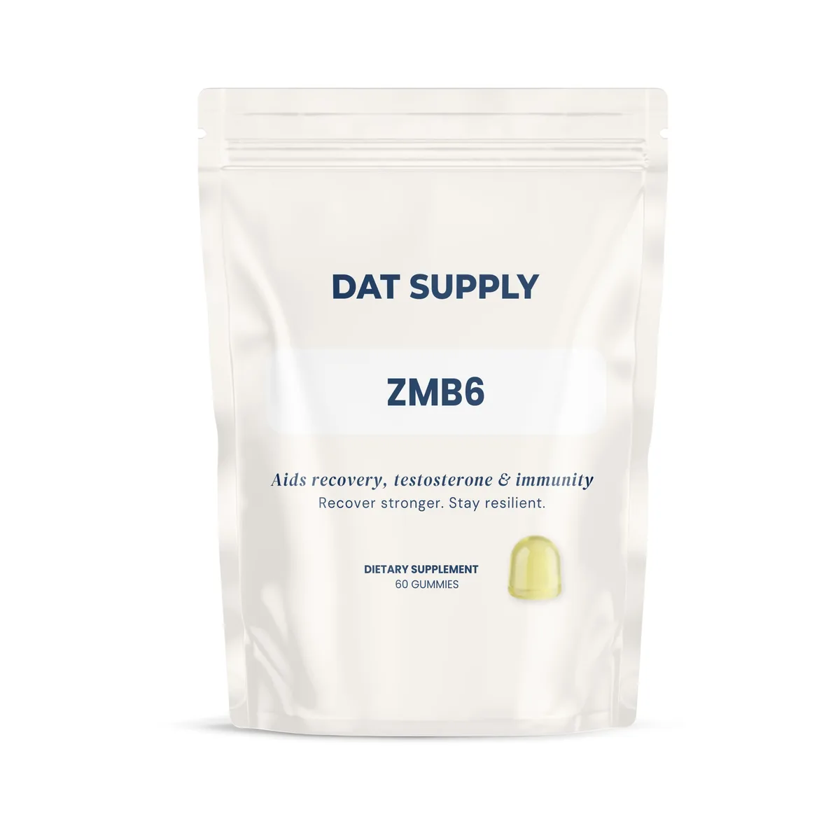 Zinc + Magnesium + B6 Gummies — doypack packaging
