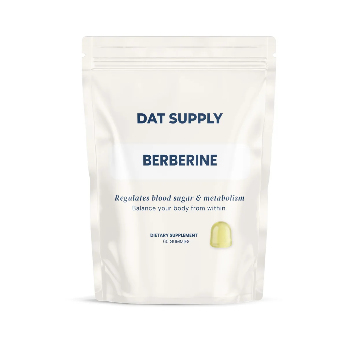 Berberine Gummies — doypack packaging