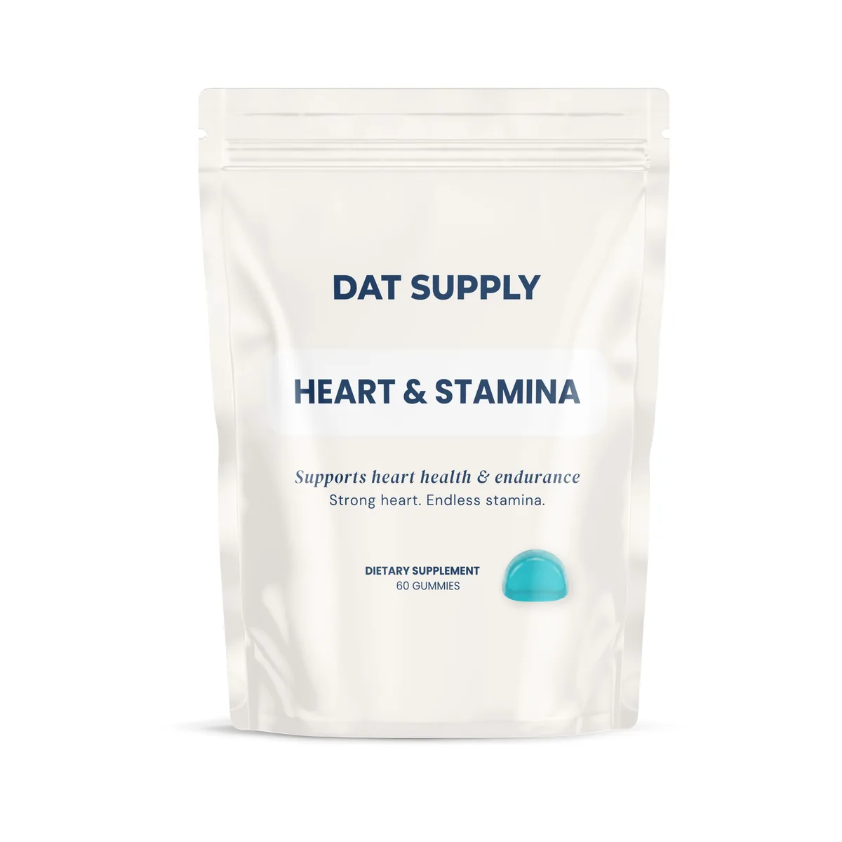 Heart & Stamina Gummies — doypack packaging