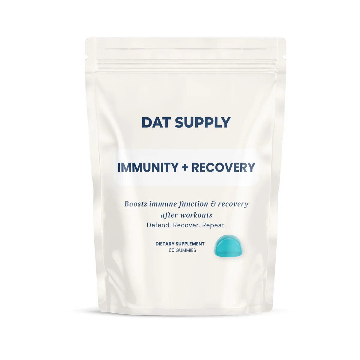 Immunity + Recovery Gummies — doypack packaging