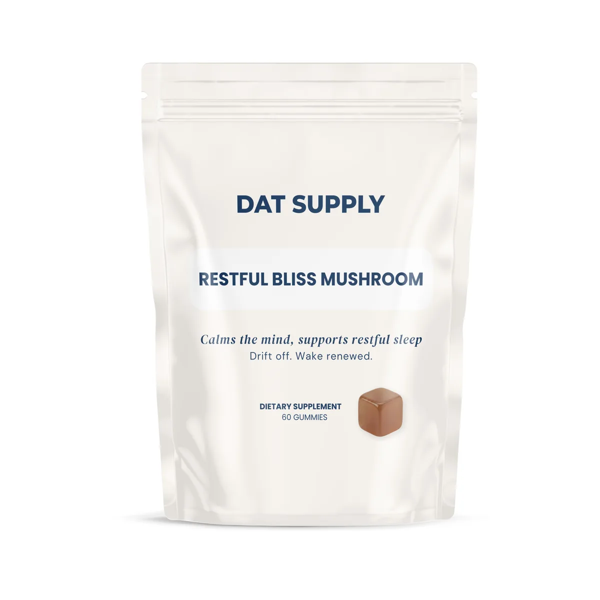 Restful Bliss Mushroom Gummies — doypack packaging