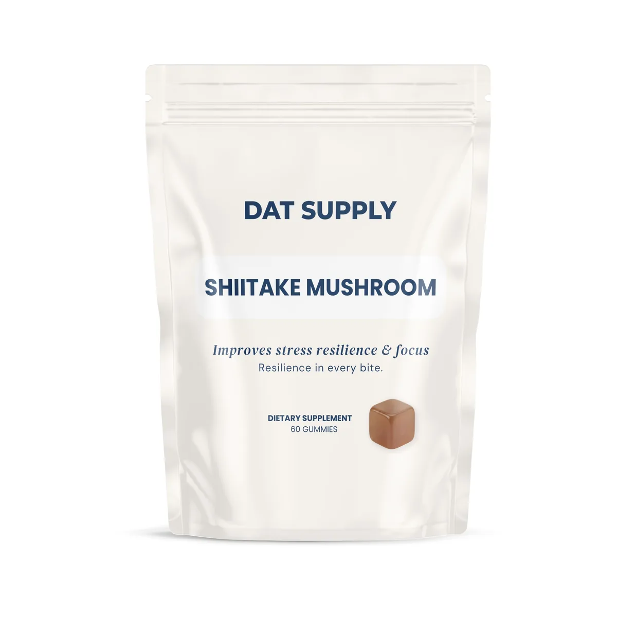 Shiitake Mushroom Gummies — doypack packaging