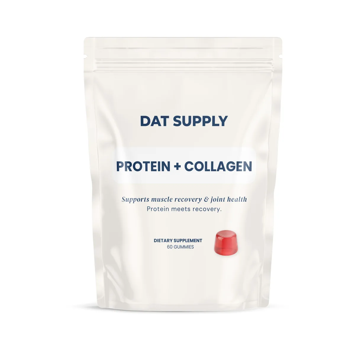 Protein + Collagen Gummies — doypack packaging